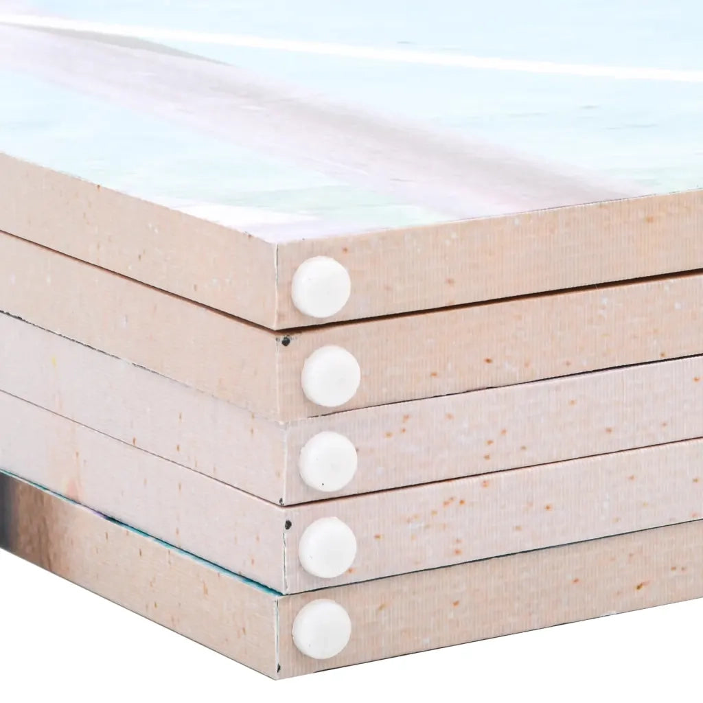 Divisorio Ambienti | Divider per stanze | Paravento Pieghevole 200x170 cm con Stampa Spiaggia