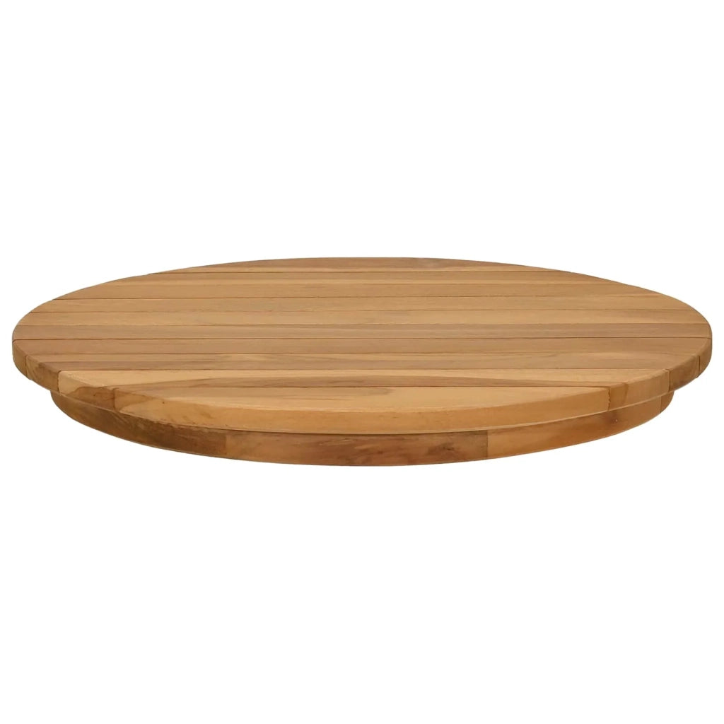 Piano del tavolo Ø 40 x 3,5 Rotondo Legno di teak solido 42033149