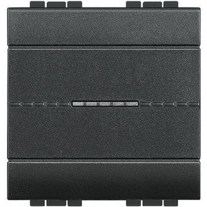 Living Light - Interruttore AX 1P 10A 2M antracite - L4051M2N