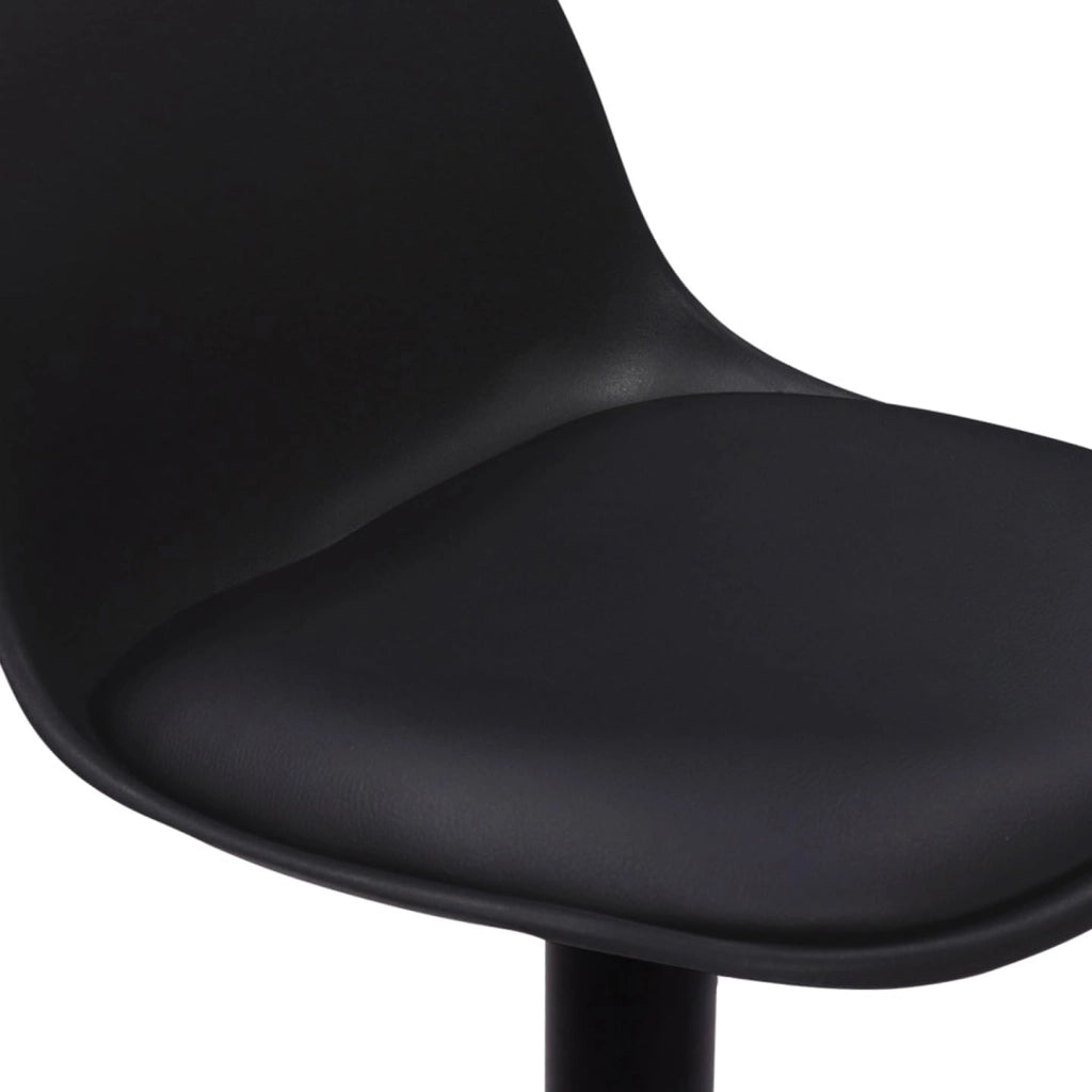 Set di 2 sgabelli da bar KARL design con piede nero