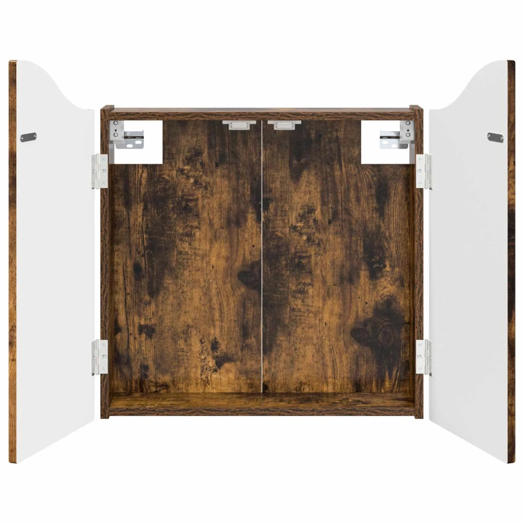 Armadio per Dartboard Rovere Fumo 56 x 12 x 63 cm 8006656