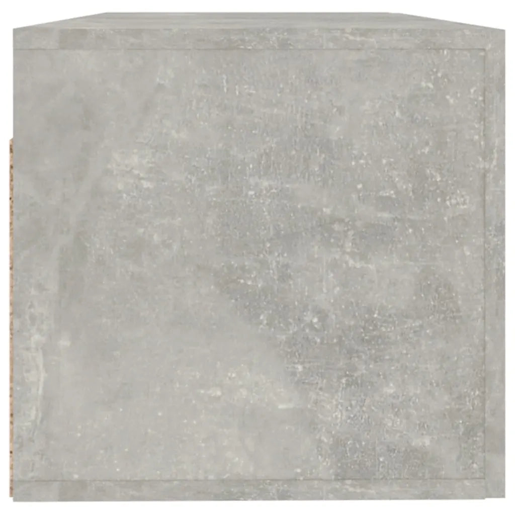 Mobile Pensile Grigio Cemento 100x36,5x35 cm Legno Multistrato 812946