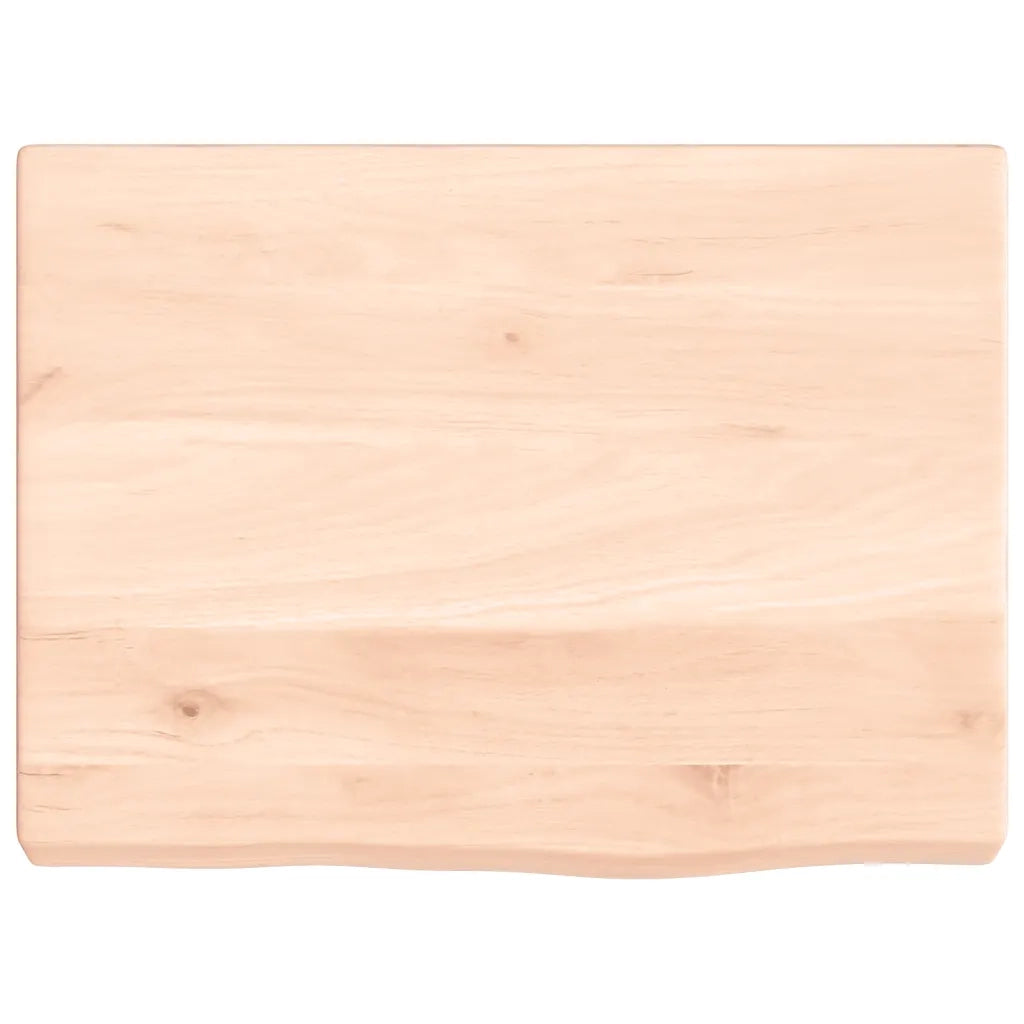 Piano Bagno 40x30x(2-4) cm in Legno Massello Non Trattato CFW2162790