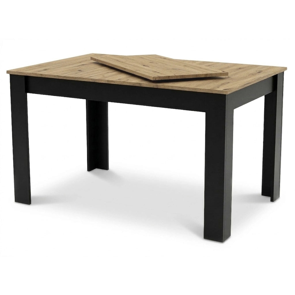 Tavolo allungabile moderno Artisan rovere e nero