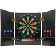 Bersaglio elettronico con freccette ¨C Zephmum ¨C 6 dardi punta morbida, 2 LED, 202 variazioni
