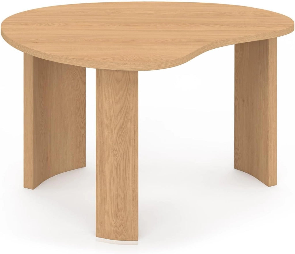 Set di 2 tavolini nidificanti COLINE 70/50 in legno effetto faggio