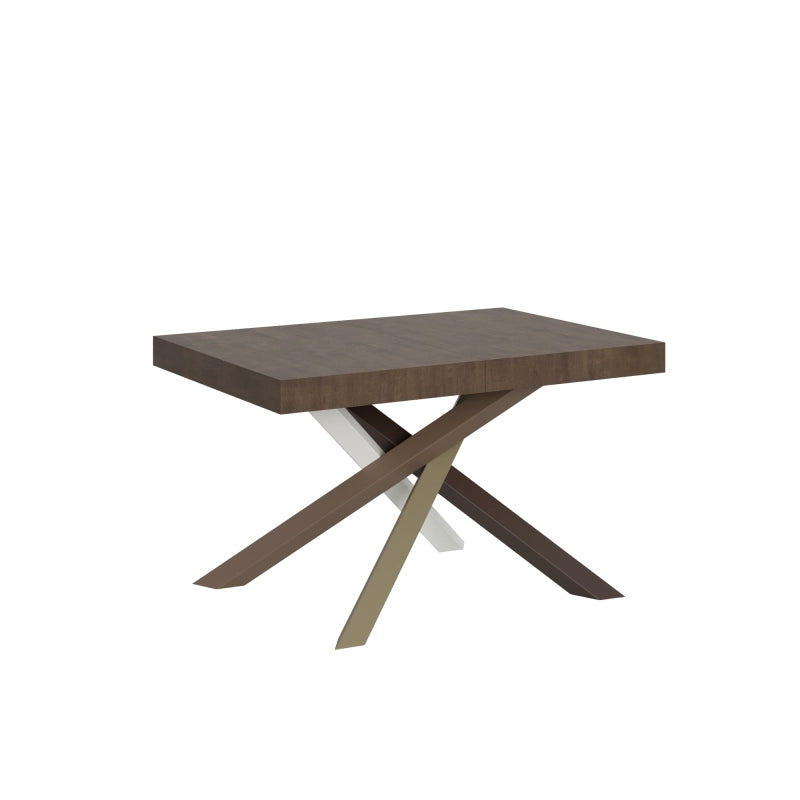 Tavolo allungabile 90x130/234 cm Volantis telaio gambe 4 colori (C) - Noce