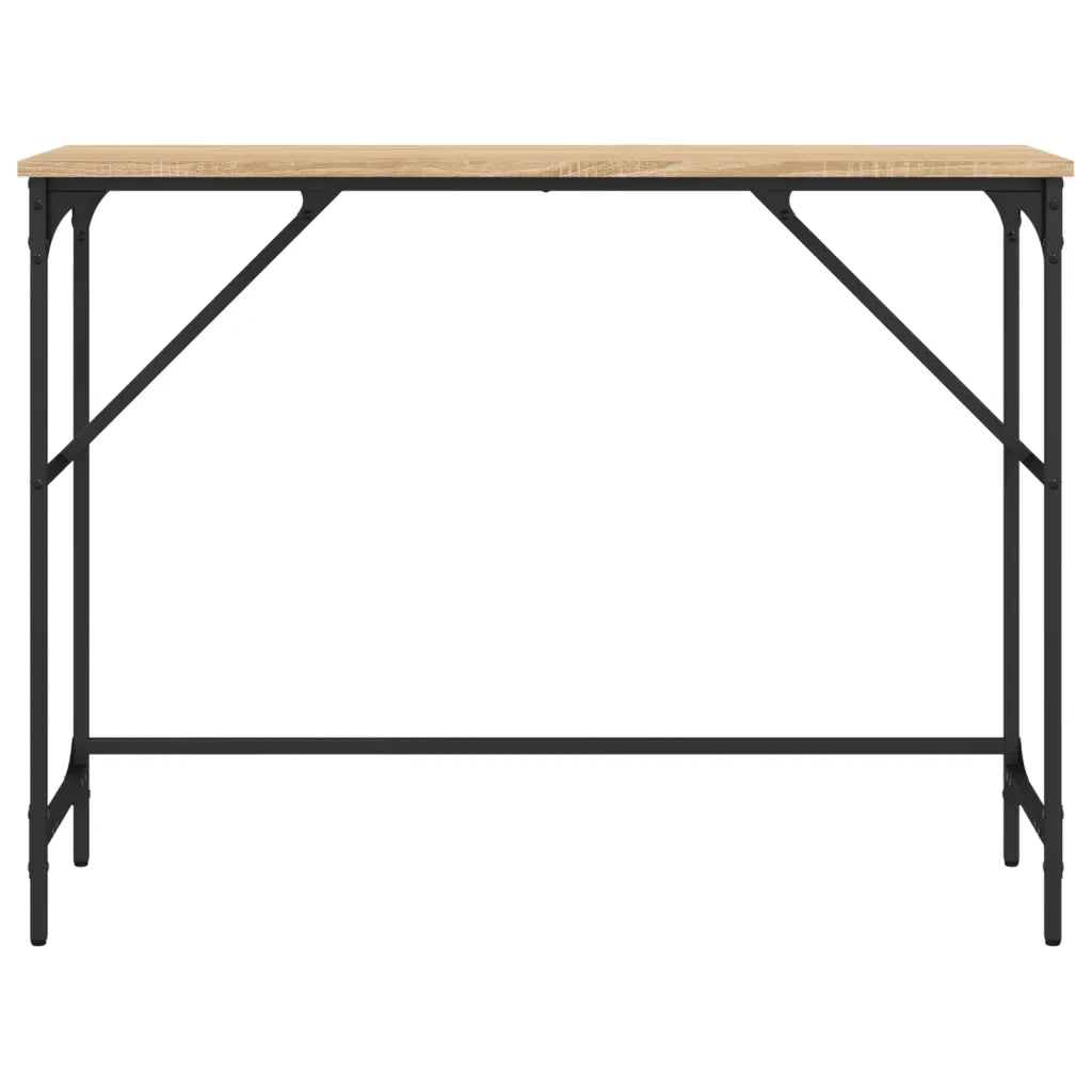 Tavolo Consolle Rovere Sonoma 100x32x75 cm in Legno Multistrato 834056