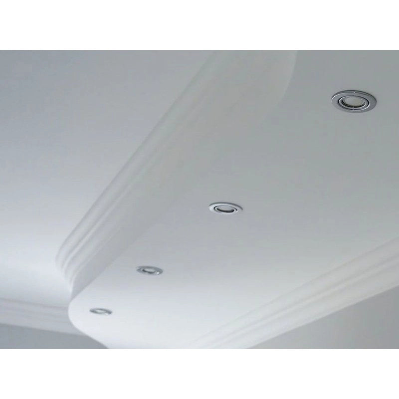 2 PZ Porta Faretti LED GU10 MR16 Rotondi Orientabili con Molla Nichel Satinato SKU 8939