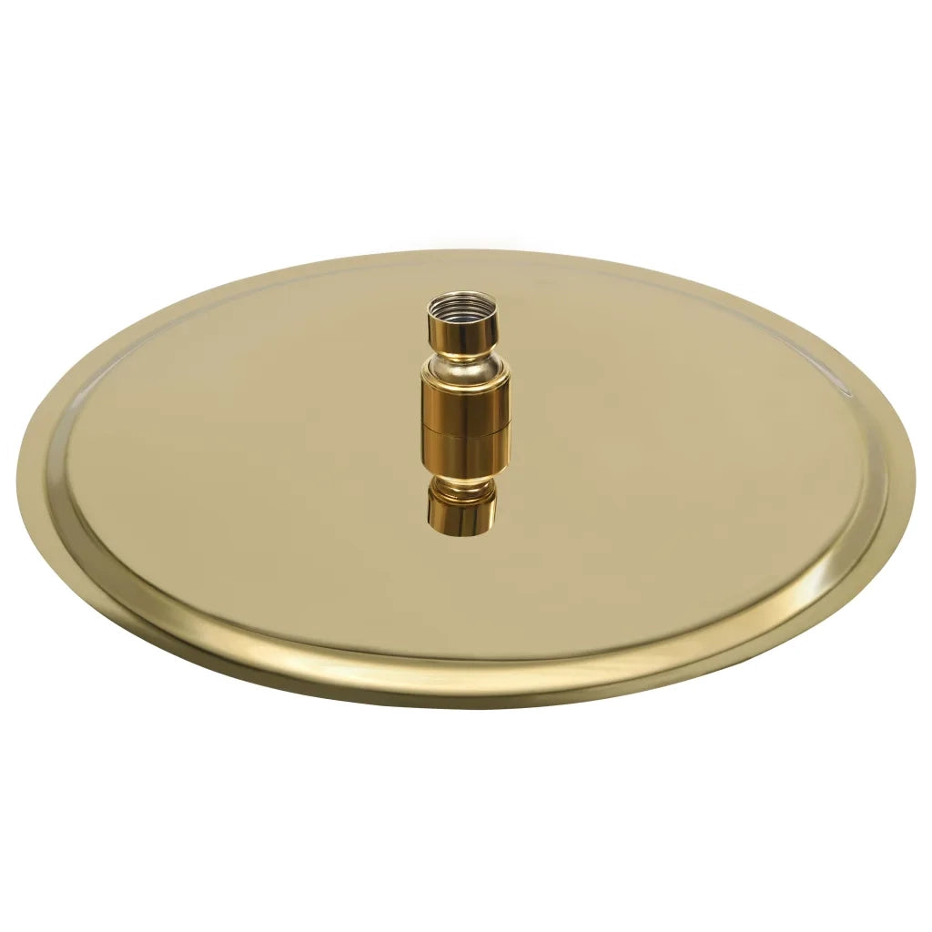 Testa Doccia a Pioggia in Acciaio Inox 30 cm Rotonda Oro CFW9777892