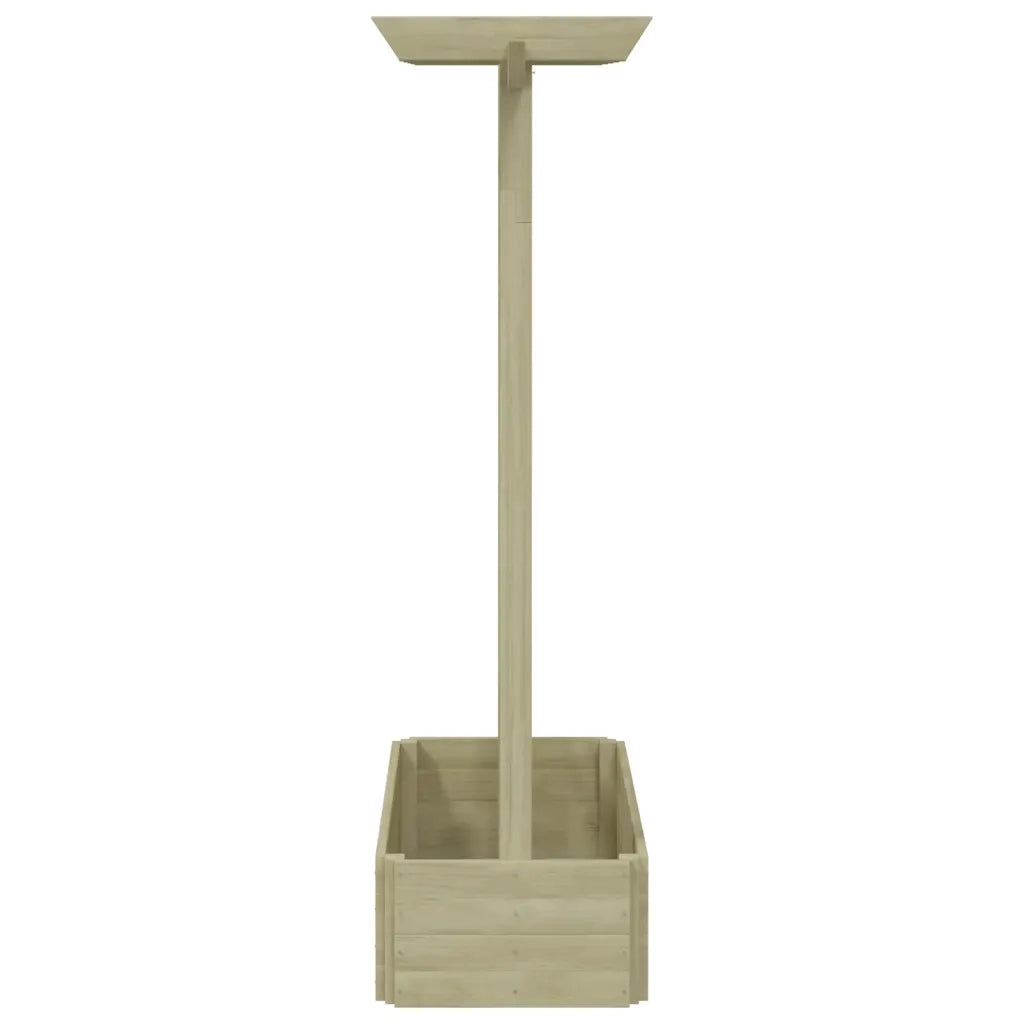 Fioriera con Pergolato da Giardino-Vaso di fiori 162x56x204 cm in Legno