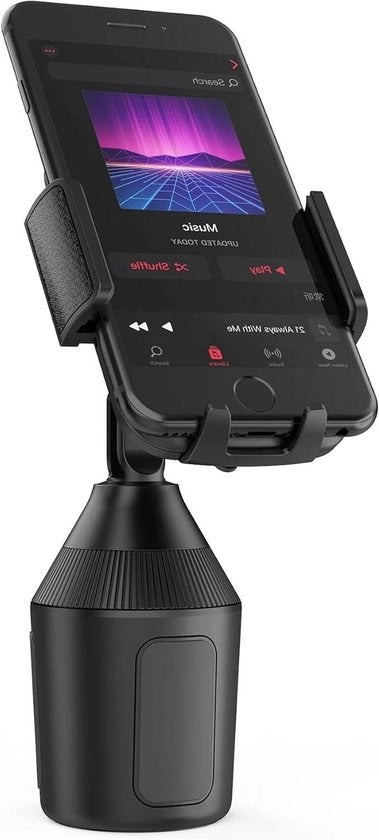 Sostituto di batteria per auto - Bicchiere per auto - Supporto universale per smartphone - Adatto per tutti i smartphone con diagonali da 5,5 cm a 10 cm - Supporto per bicchiere