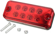 Segnalatori di luce LED per veicoli - 12V/24V - Impermeabili e resistenti agli urti - Rosso - 4 pezzi