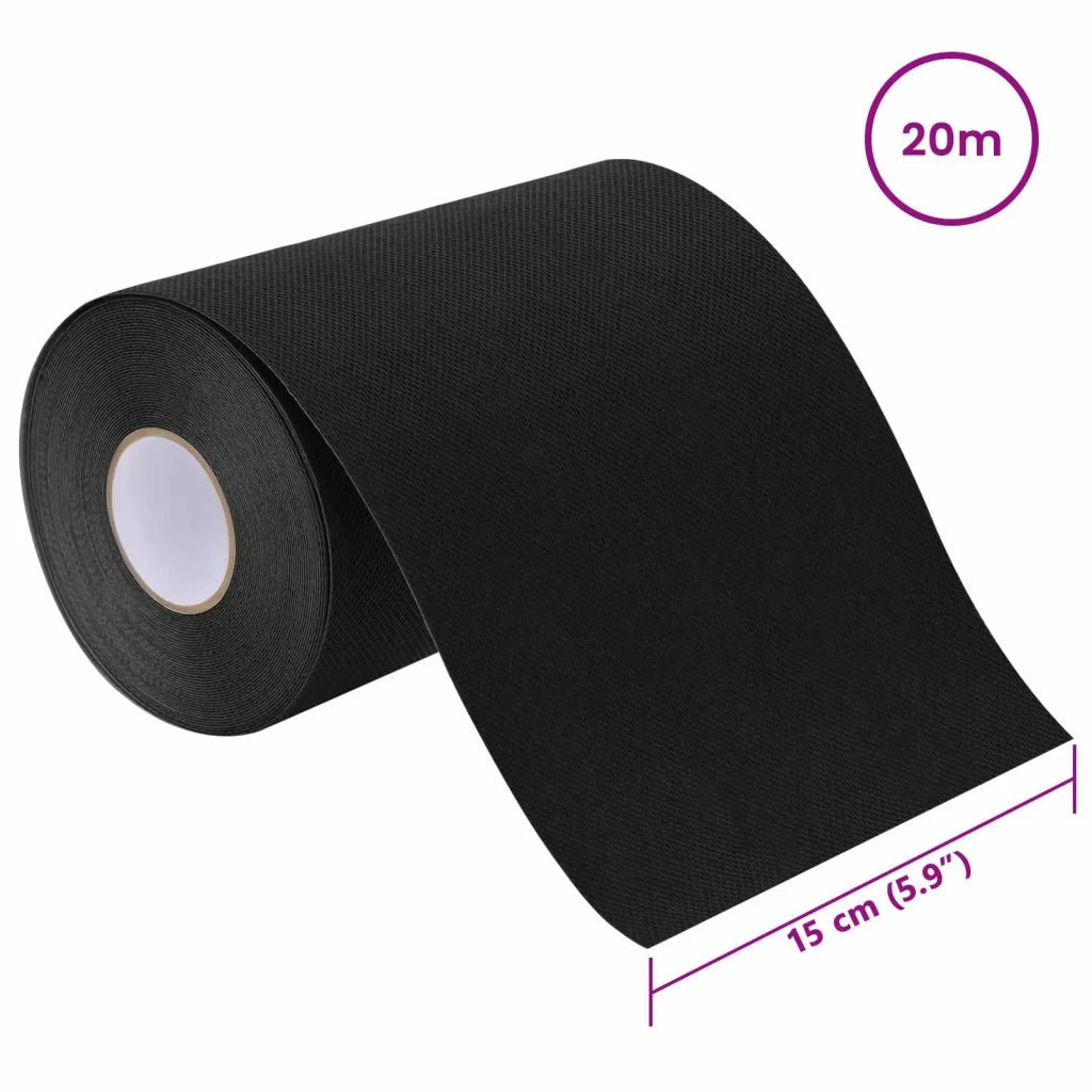 Nastro adesivo per erba sintetica Nero 15 cm x 20 m CFW1079459