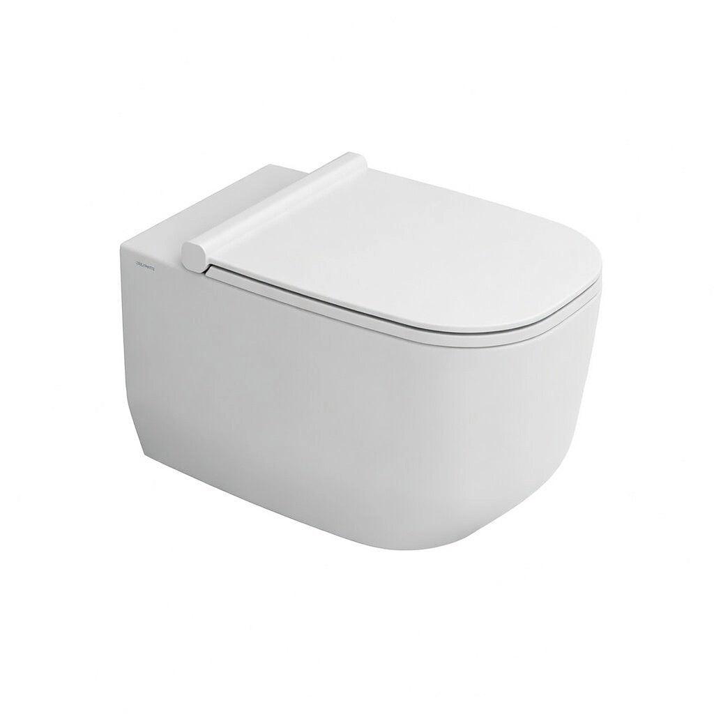 Sanitari sospesi WC e Bidet in Ceramica Copriwater soft-close Ceramiche Dolomite serie ALBA - Bianco Opaco
