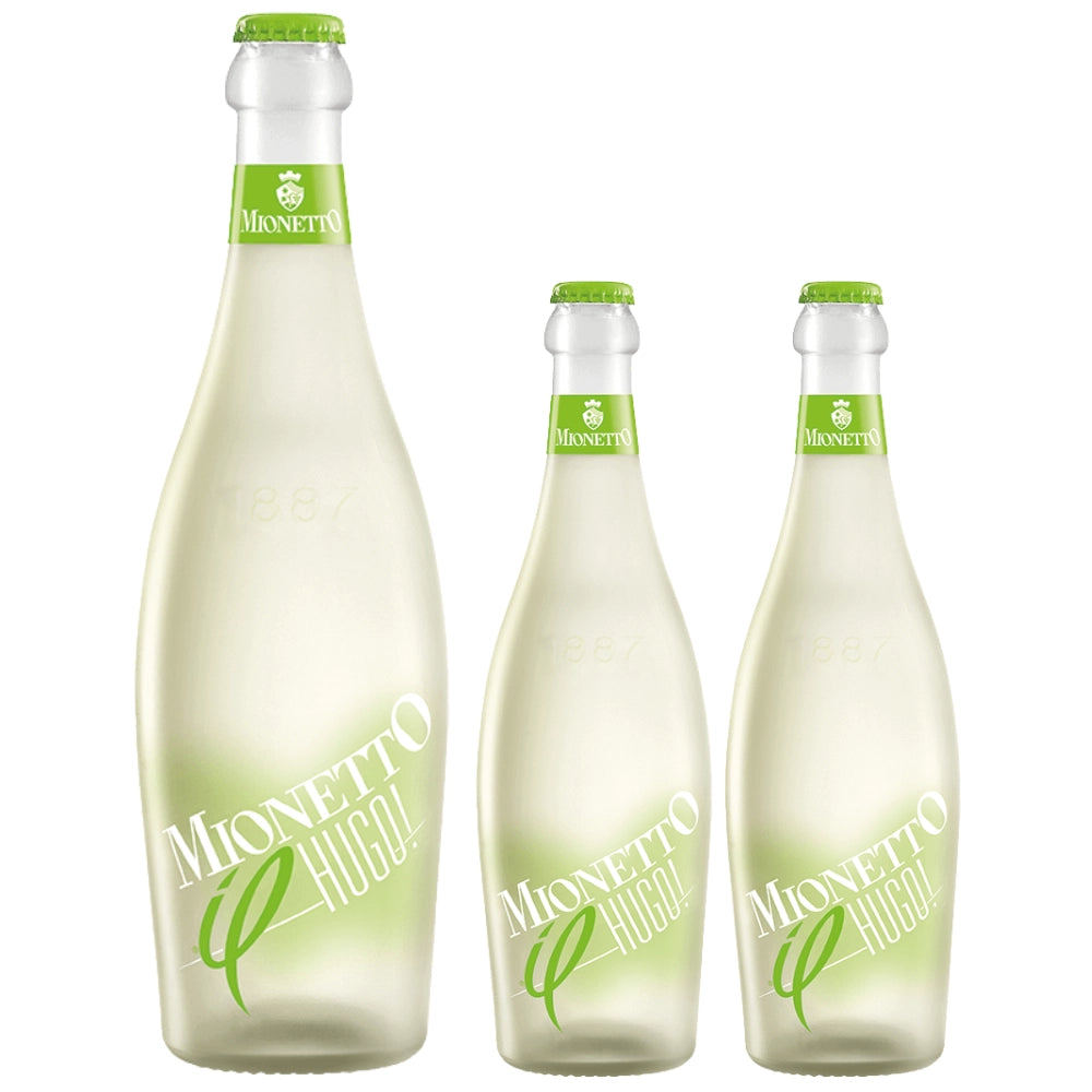 Mionetto il hugo aperitivo alcolico 3 bottiglie da 0.75 litri