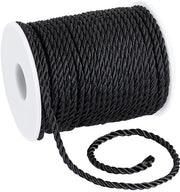 Tessuto a tre fili in seta decorativa 3 mm - 30 metri - Corda a tre strati - Ideale per progetti di decorazione e DIY - Corda decorativa