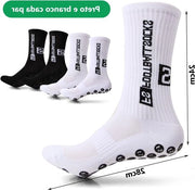 Gonfiabili calzini per calcio | Base antiscivolo in silicone | Taglia 39-46 | 2 pair