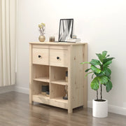 Credenza-Buffet-Armadio da cucina 70x35x80 cm in Legno Massello di Pino 440717
