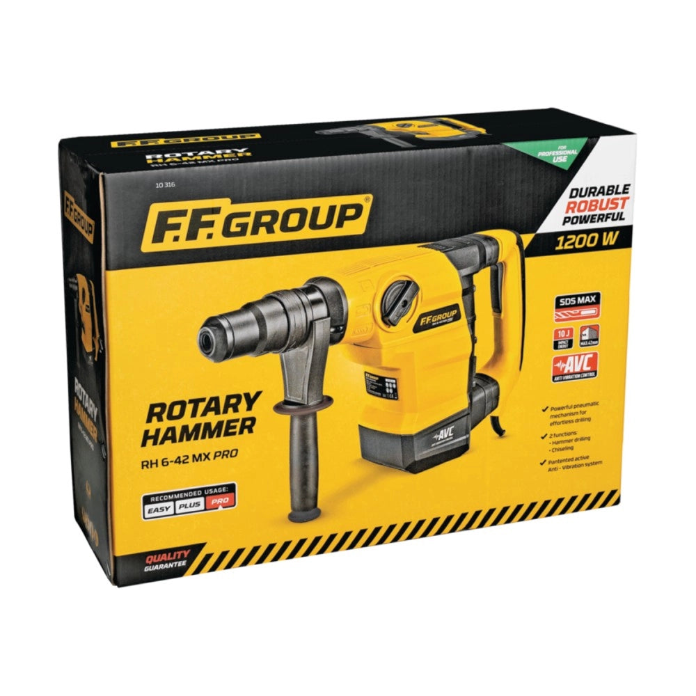 Ff group rh 6-42 mx pro martello perforatore combinato - uso professionale