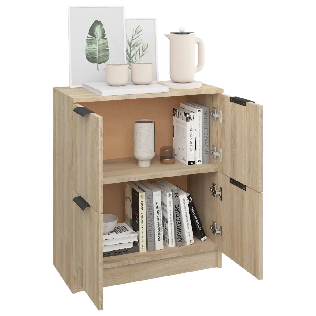 Credenza Rovere Sonoma 60x30x70 cm in Legno Multistrato 811100