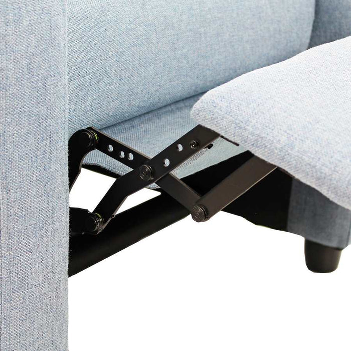 Poltrona Relax Reclinabile Manuale in Tessuto Marta Jeans