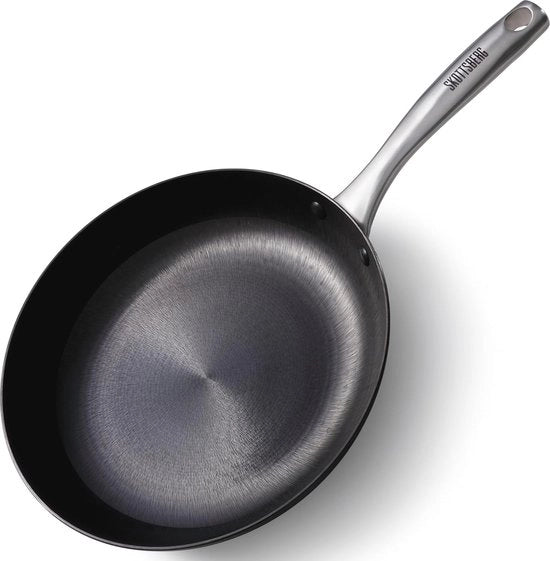 Piastra da griglia in ghisa 28 cm con rivestimento antiaderente, adatta a tutti i tipi di fonti di calore