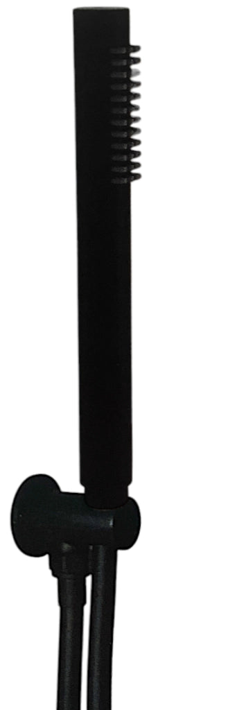 Set doccia nero opaco completo