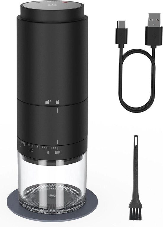 Conica elettrica macchina per caffè - portatile e ricaricabile con piastre di millefoglie ceramica