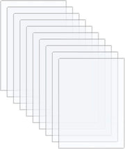 Tavole di Acrilato trasparenti - 21x29,7cm - adatte per visualizzazione di progetti - 10 pezzi - Incolore - Materiale: Plexiglas