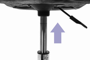 Sedia girevole Valora AVOLA grigia dal design ergonomico per ufficio