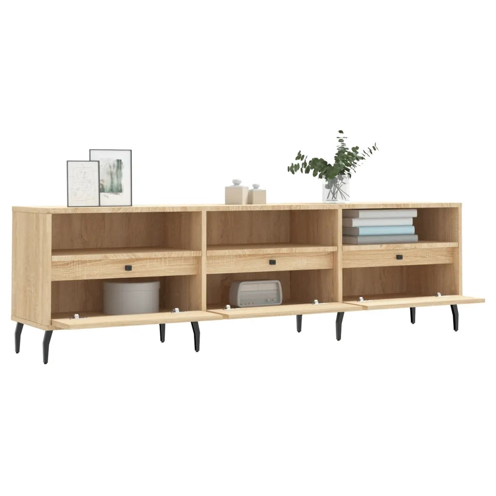 Mobile Porta TV Rovere Sonoma 150x30x44,5 cm Legno Multistrato 831295