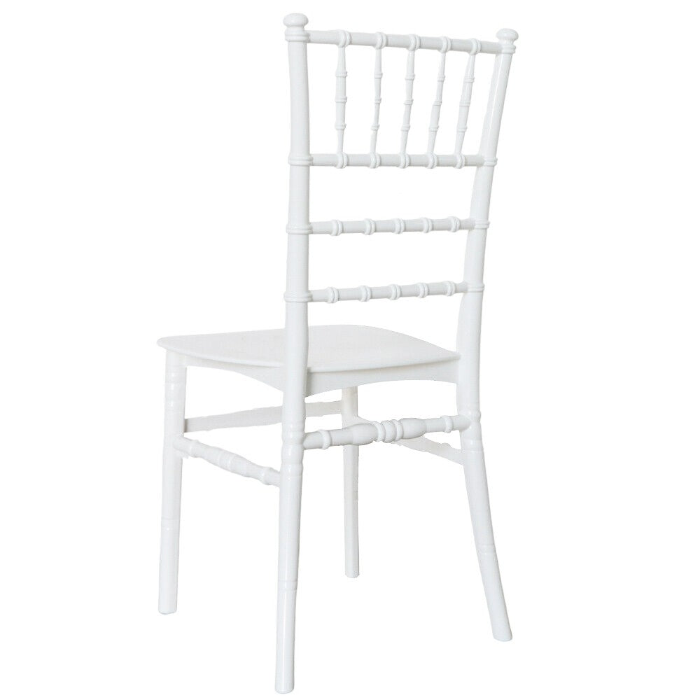 Set 2 Sedie 39x40x91 cm di Chiavari Design Classico Bianche