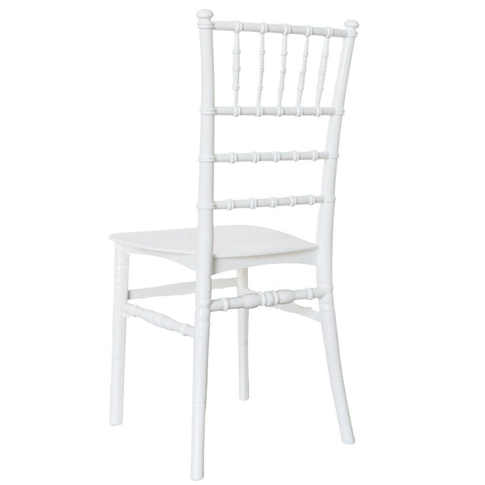 Set 2 Sedie 39x40x91 cm di Chiavari Design Classico Bianche