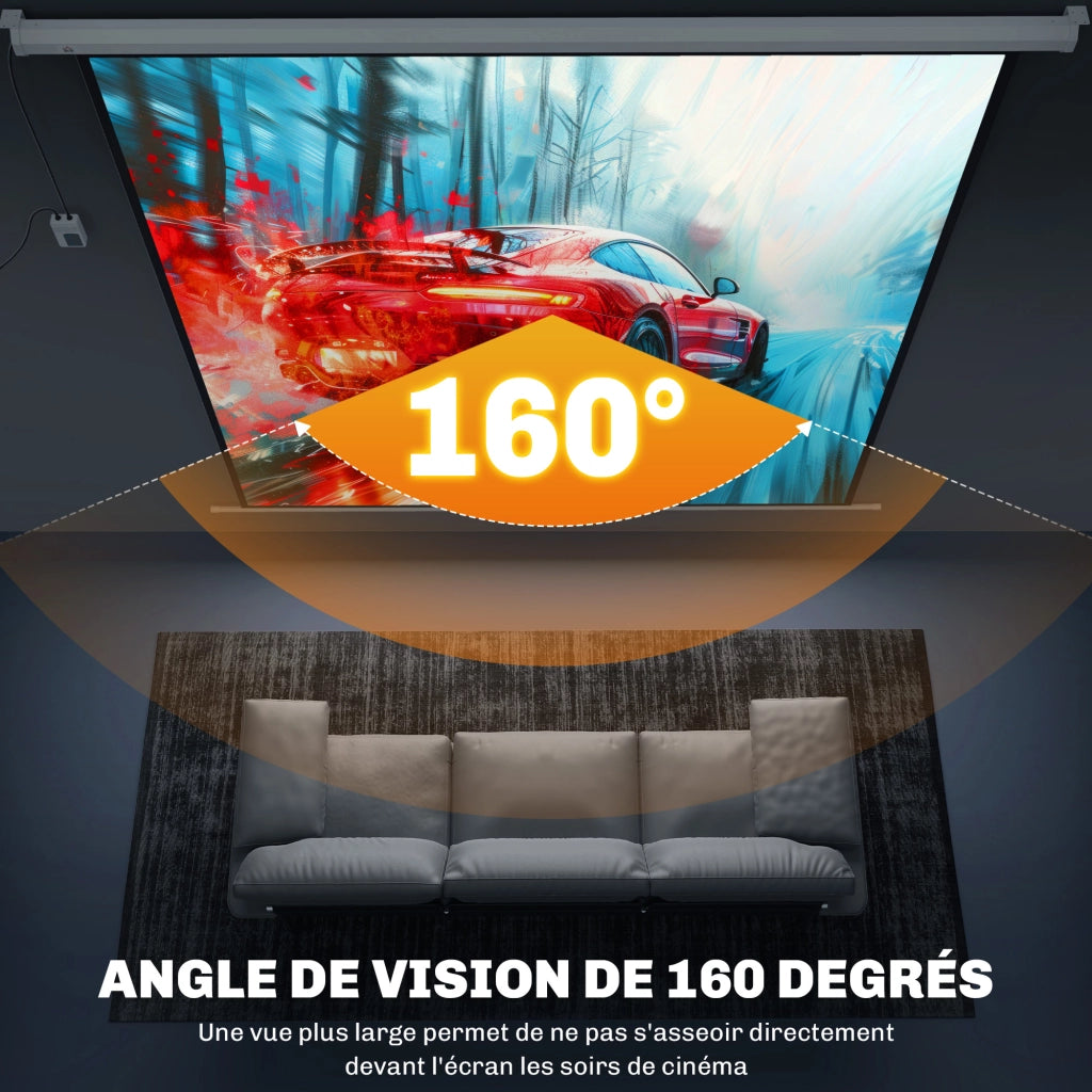 Schermo proiezione motorizzato 120 pollici ¨C Xylo ¨C 4K HD elettrico parete soffitto