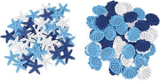 Decorazione da Parete a Mano Fatta - Stella di Mare Patch - Decorativa Stella di Mare - 100 pezzi - Conchiglia Marina - Matrimonio - Artigianato DIY - Legno - Adatto per Feste - Fatto a Mano