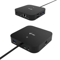 I-tec usb-c hdmi dp docking station with power delivery 100 w - C31HDMIDPDOCKPD