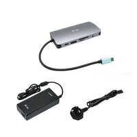 I-tec usb-c metal nano dock hdmi/vga with lan + charger 112w - C31NANOVGA112W
