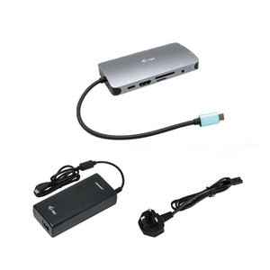 I-tec usb-c metal nano dock hdmi/vga with lan + charger 112w - C31NANOVGA112W