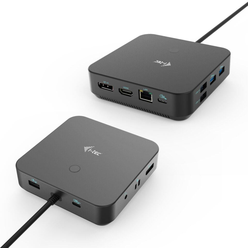 I-tec usb-c hdmi dual dp docking station with power delivery 100 w + universal charger 100 w - C31TRI4KDPDPRO100