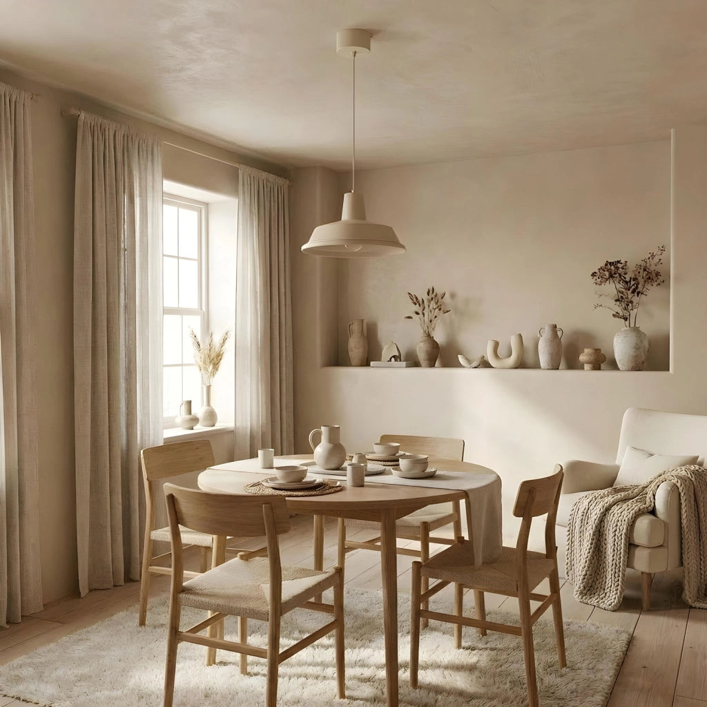 Lampada a sospensione Class beige 1xE27 Luminex