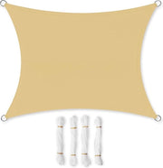 Ombrellone da Giardino 3x4m - Resistente al Tempo - Chiusura Solare - Materiale Polyester - Colore Beige
