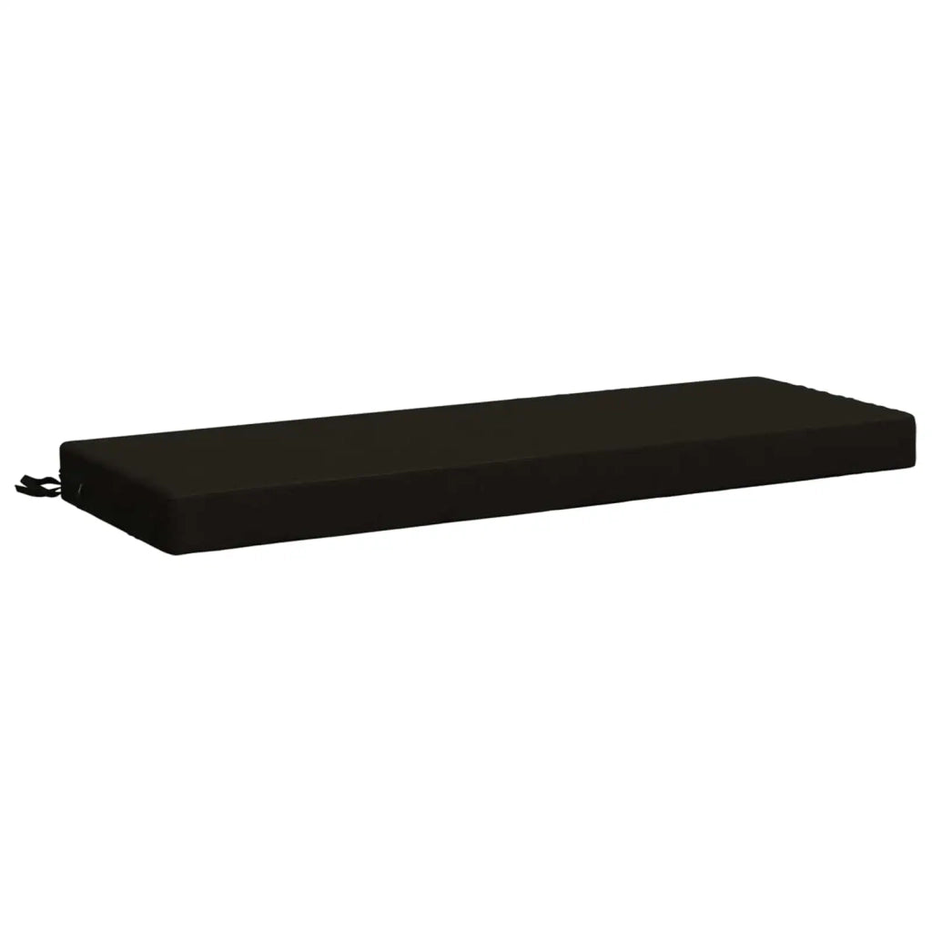 Cuscino per panchina SOEST 100% Poliestere Nero 120 x 40 x 8 cm 949732