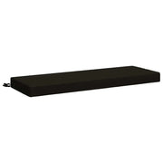 Cuscino per panchina SOEST 100% Poliestere Nero 120 x 40 x 8 cm 949732