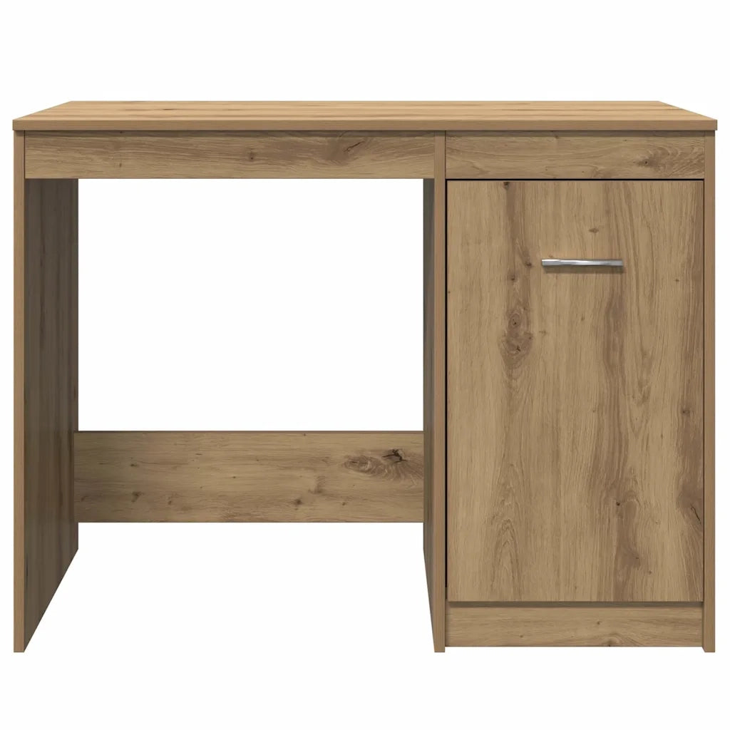 Scrivania Rovere Artigianale 100x50x76 cm in Legno Multistrato 856003