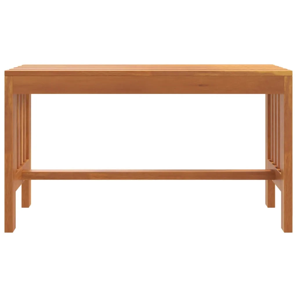 Panca da Giardino 80 cm Legno Massello di Eucalipto 363287