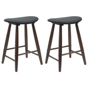 Sedie da pranzo 2 pz | Sedie da cucina Marrone Chiaro 46 x 37 x 63 cm
