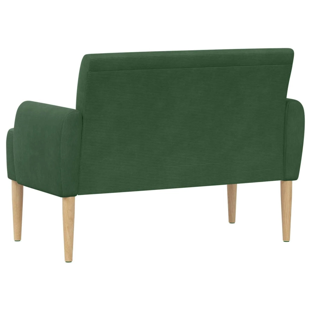 Loveseat con bottoni imbottiti Verde Giungla 116 x 67 x 81 cm 42041793