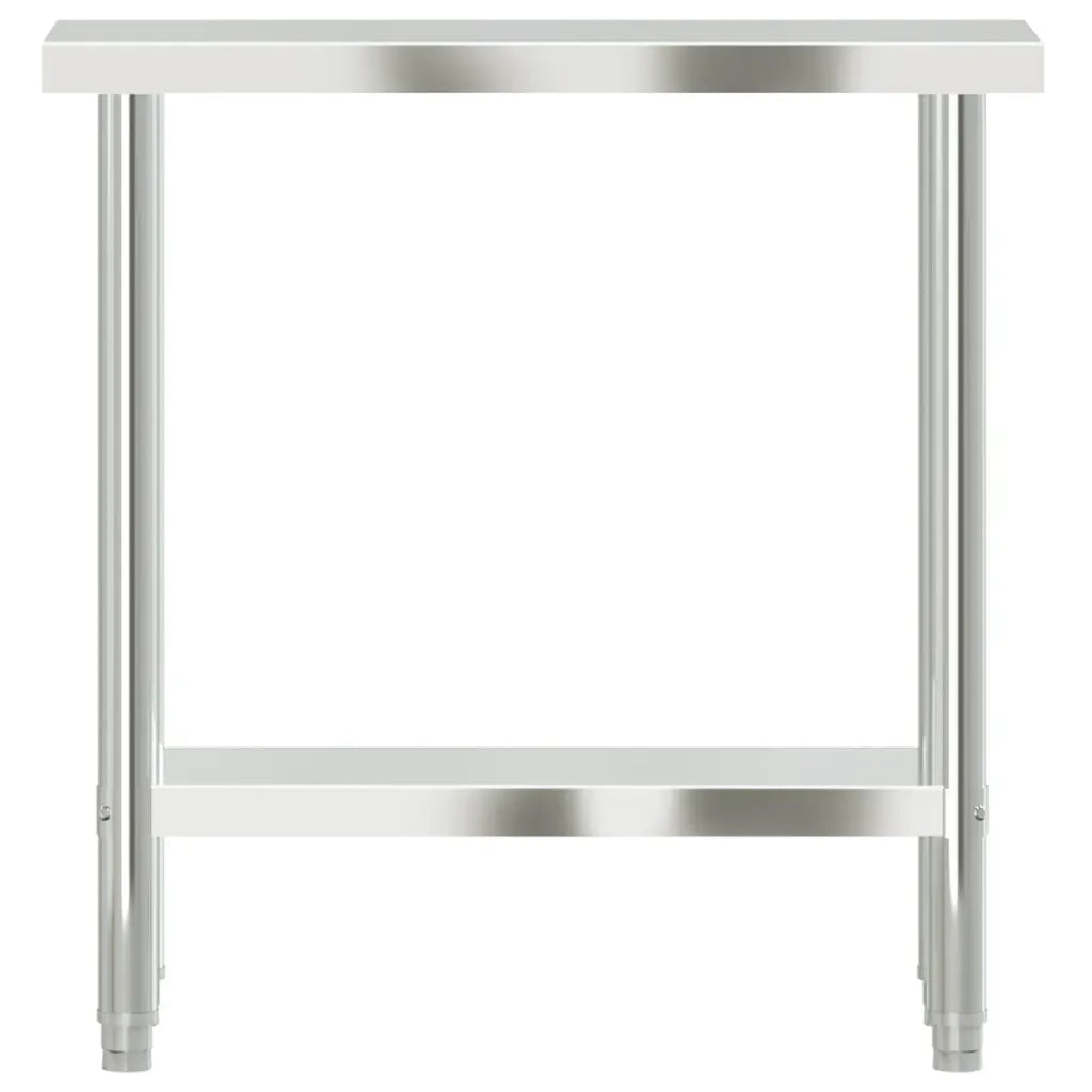 Tavolo da Lavoro da Cucina-Piano di Lavoro Cucina 82,5x30x85cm in Acciaio Inossidabile