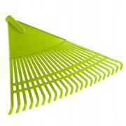 Rastrello per foglie KADAX in plastica, senza manico, largo 60 cm, 22 denti.